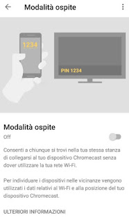 Modo invitado en Chromecast y Hotel u otro uso de TV