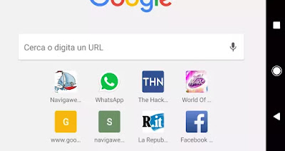 Cambiar la pestaña de inicio de Chrome en Android y iPhone