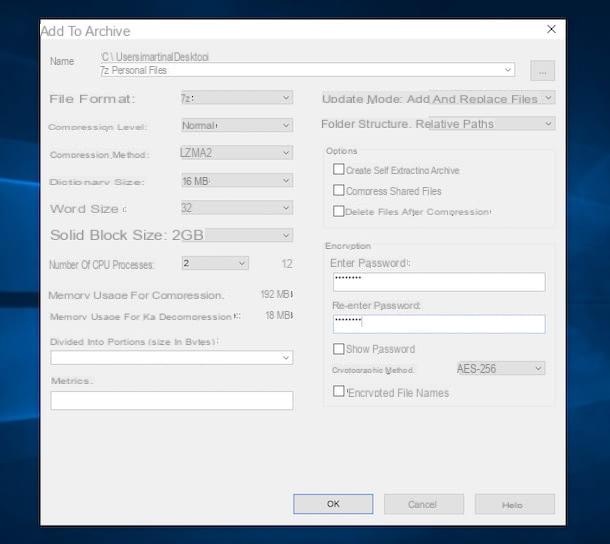 How to put password to Windows folder