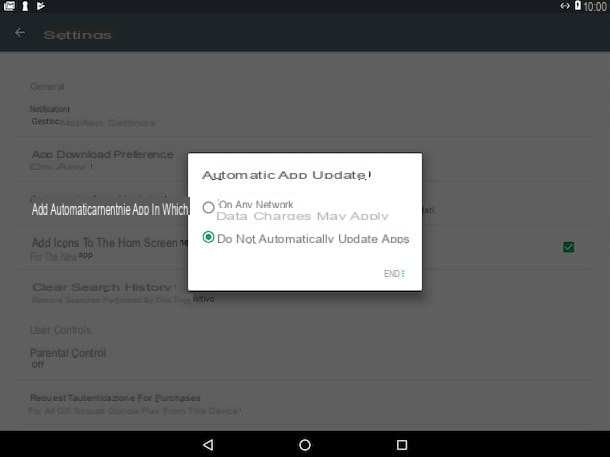 How to disable automatic updates