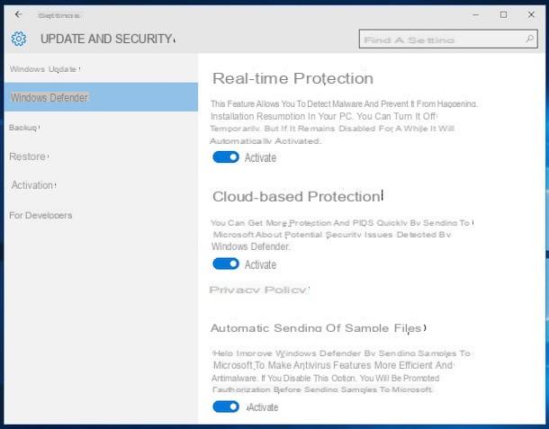 Como desinstalar o Windows Defender