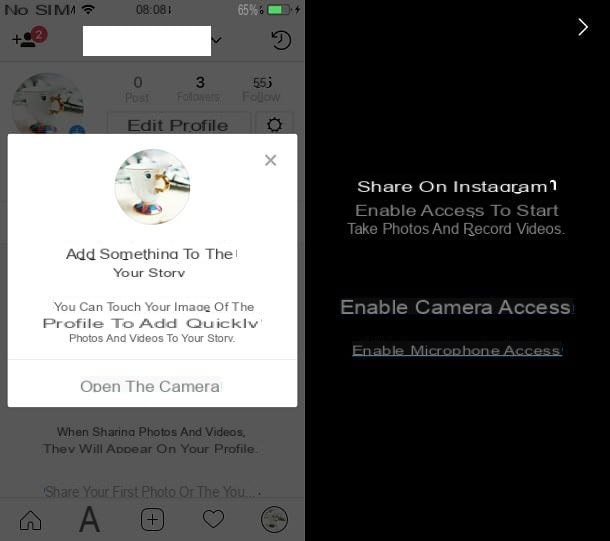 How to activate Stories on Instagram