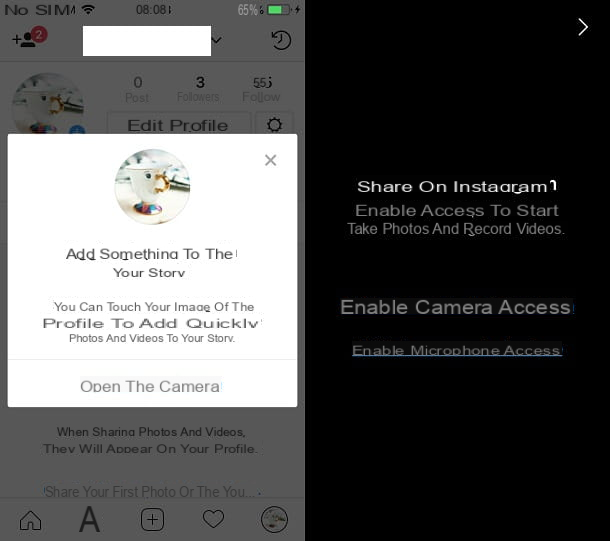 Cómo activar Stories en Instagram