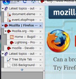 Onglets verticaux sur Chrome, Edge et Firefox