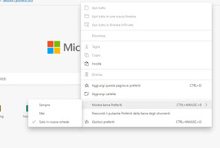Activar o Desactivar la barra de marcadores en Chrome, Firefox, Safari, Edge