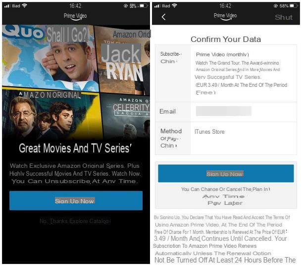 How to activate Amazon Prime video