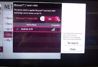 Use an Android smartphone as a media player for TV