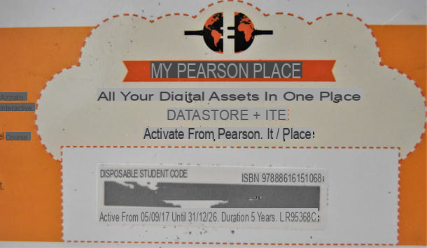 How to activate Pearson digital book