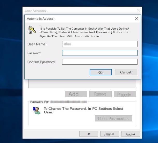 How to remove password Windows 10