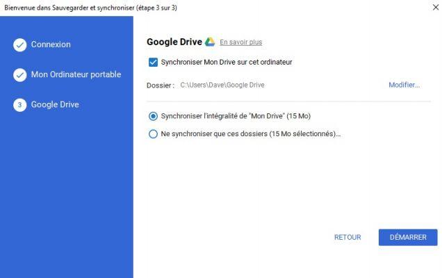 Google Drive backup and synchronization: how to back up data on your computer