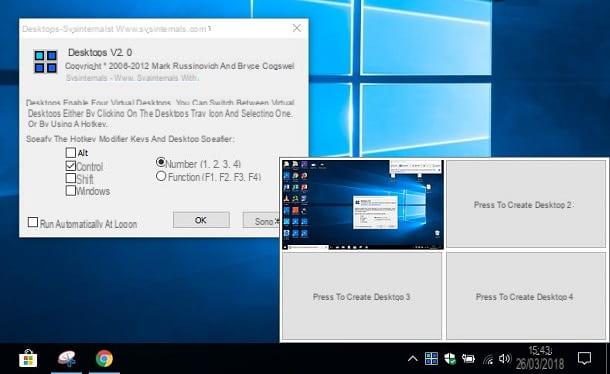 Desktops virtuais no Windows: como obtê-los