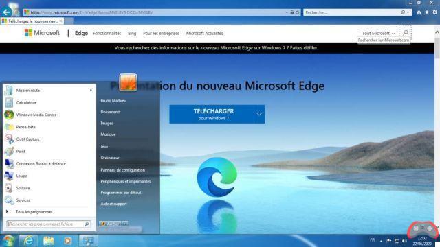 O Windows 7 não está morto, a Microsoft usa o Edge para atualizá-lo