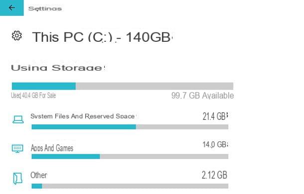 How to see folder size