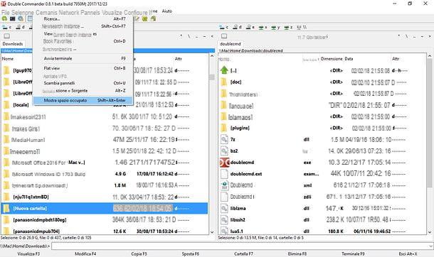 How to see folder size