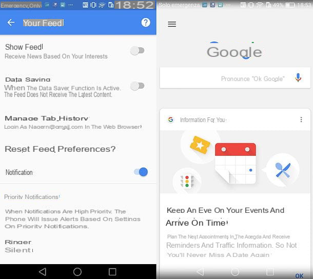 Comment désactiver Google Now