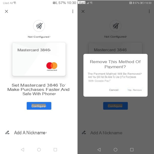 Cómo desactivar Google Pay