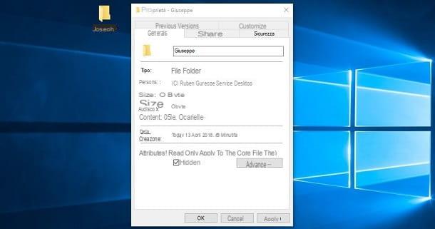 How to hide folders and files