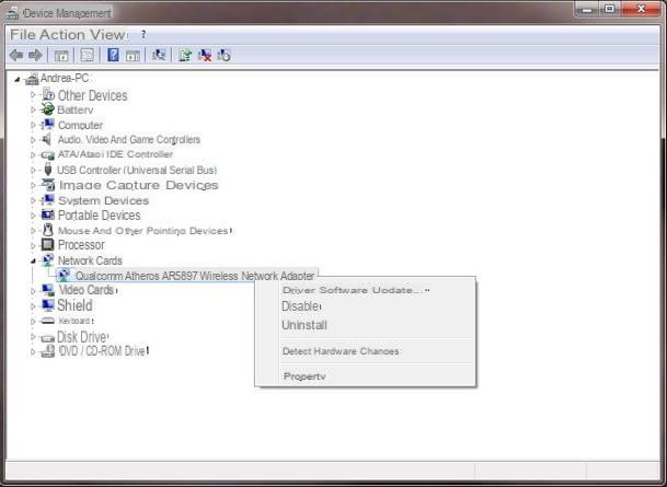 How to activate WLAN Windows 7