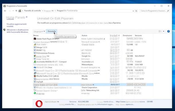 Cómo desinstalar programas de Windows 10