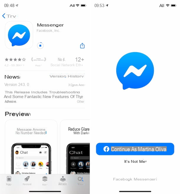 Cómo activar Messenger