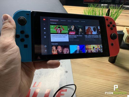 YouTube já está disponível no Nintendo Switch, primeiras imagens