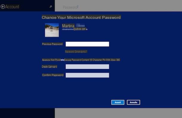 How to change Windows 8 password