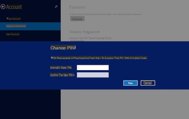 How to change Windows 8 password