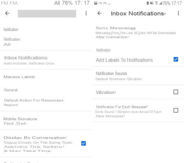 How to turn on Gmail notifications