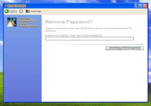 Come bypassare the password of Windows XP