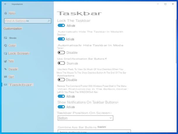 Como remover a barra de tarefas do Windows 10