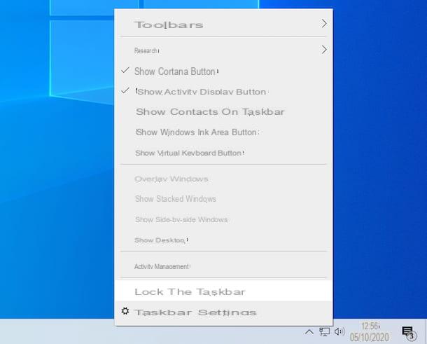 Comment supprimer la barre des tâches de Windows 10