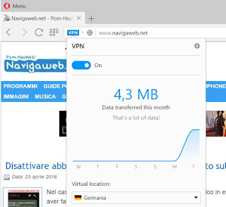 Avec Opera, vous pouvez activer un VPN gratuit, illimité et intégré