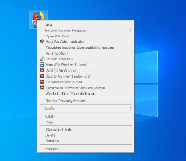 How to remove icons from the Windows 10 desktop