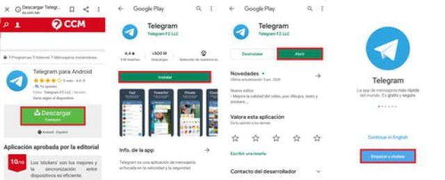 Cómo instalar Telegram en tu Android