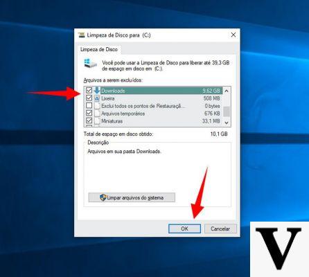 Windows 10, problems with Disk Cleanup: what happens