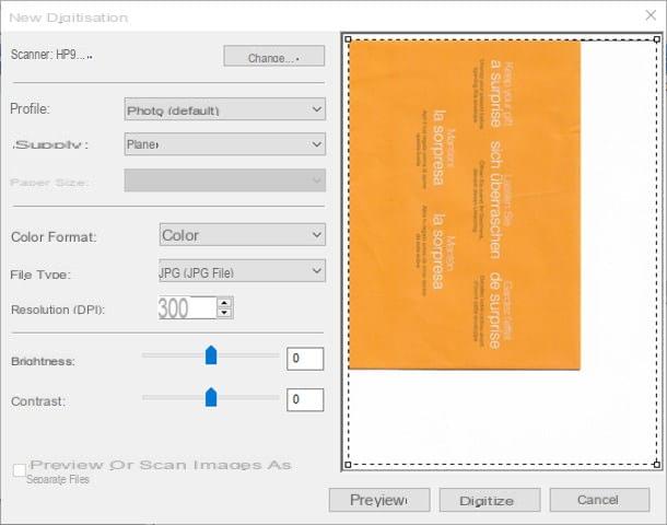 Comment numériser avec Windows 10