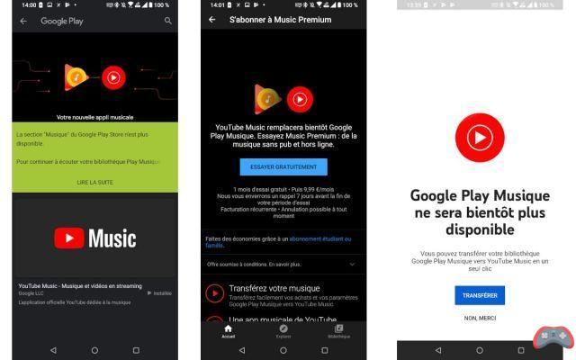 O Google Play Music se retira, migre suas faixas para o YouTube Music