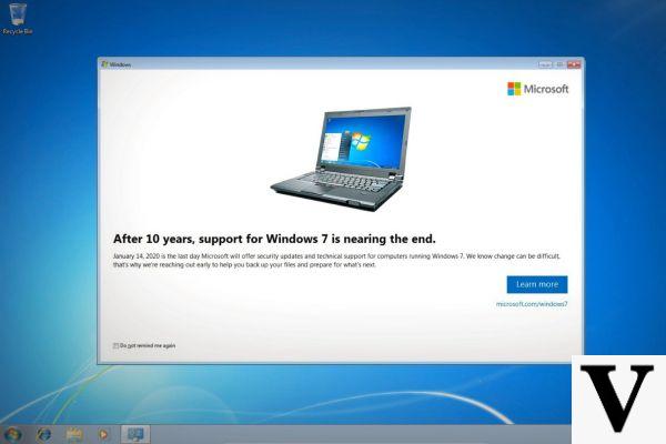 Microsoft warns users: Windows 7 support is about to end