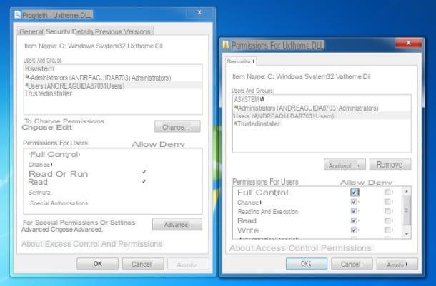 How to give Windows 7 permissions