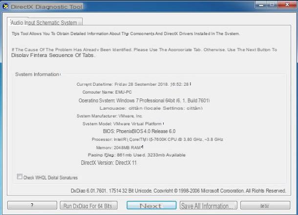 Comment voir les fonctionnalités du PC Windows 7