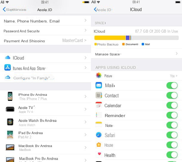 How to activate iCloud on iPhone