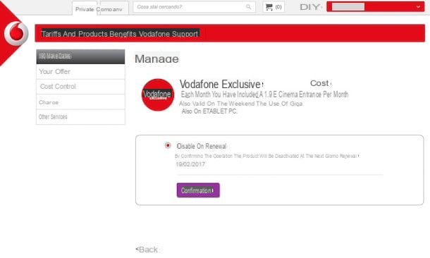 Como desativar a promoção Vodafone