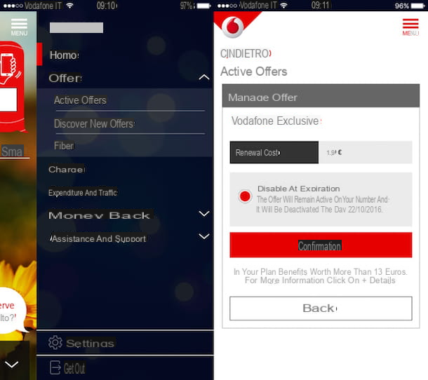 How to disable Vodafone promo