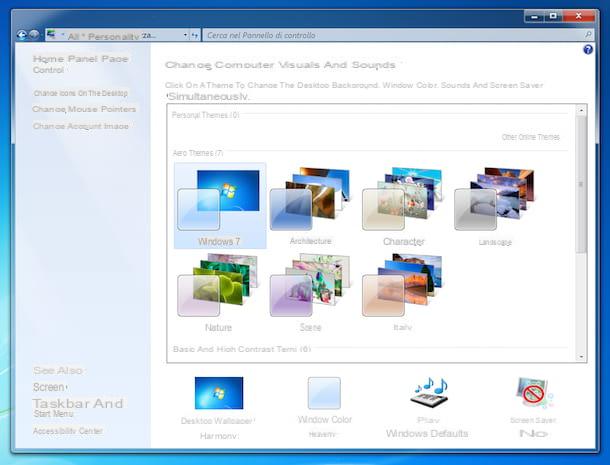 Windows 7 themes