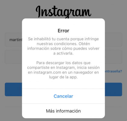 How to enable an Instagram account