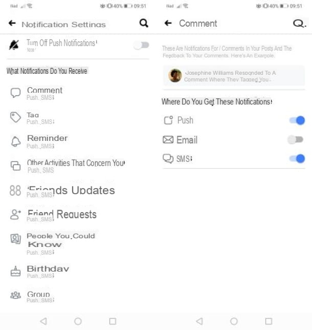 Comment activer les notifications Facebook sur mobile