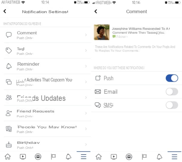 Comment activer les notifications Facebook sur mobile