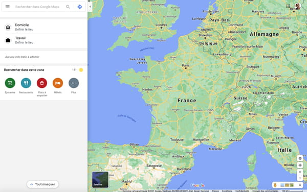 GPS coordinates: latitude and longitude in Google Maps