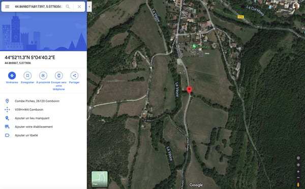 Coordenadas GPS: latitud y longitud en Google Maps
