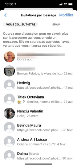 Mensajes filtrados en Facebook Messenger: cómo acceder a ellos